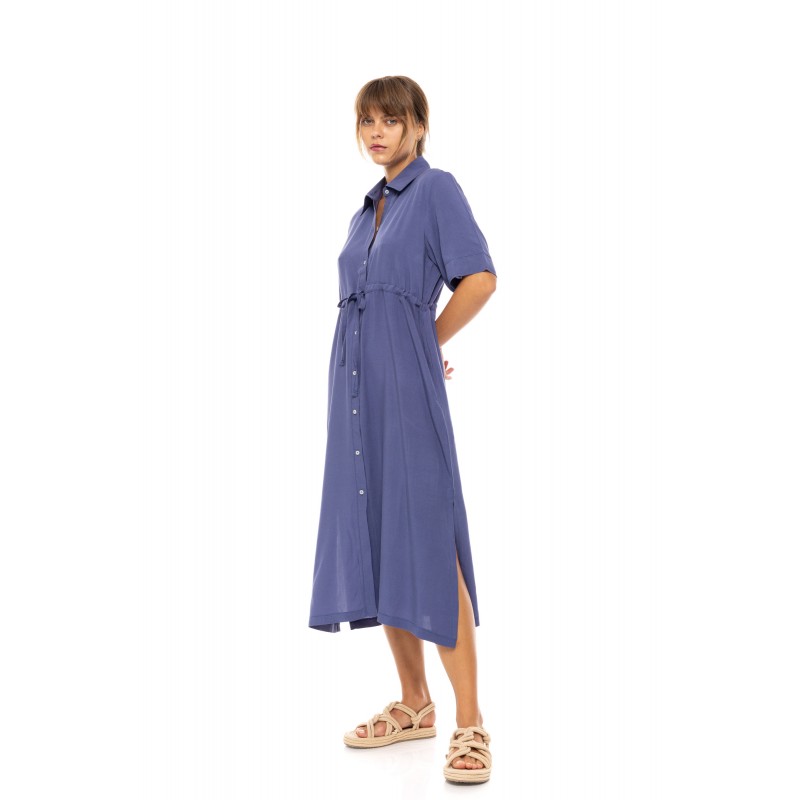 BN-296 - Cosmos Blue - BEACHWEAR MIDI SOLID- (BN-296)