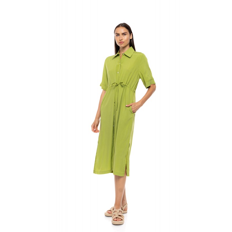 BN-296 - Lime Yellow - BEACHWEAR MIDI SOLID- (BN-296) BN-296 - Lime Yellow - BEACHWEAR MIDI SOLID- (BN-296)