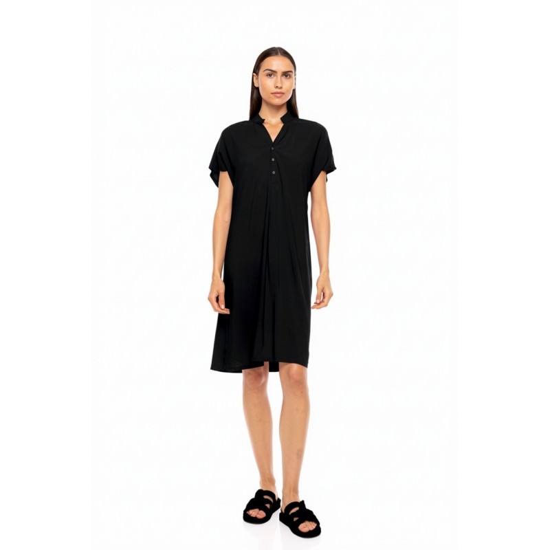 BN-297 - Black - BEACHWEAR SOLID- (BN-297)