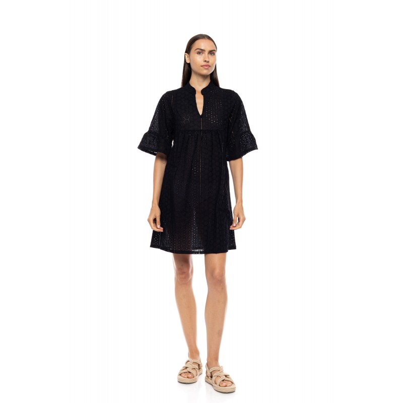 BN-300 - Black - Beachwear Embrodery- (BN-300) BN-300 - Black - Beachwear Embrodery- (BN-300)