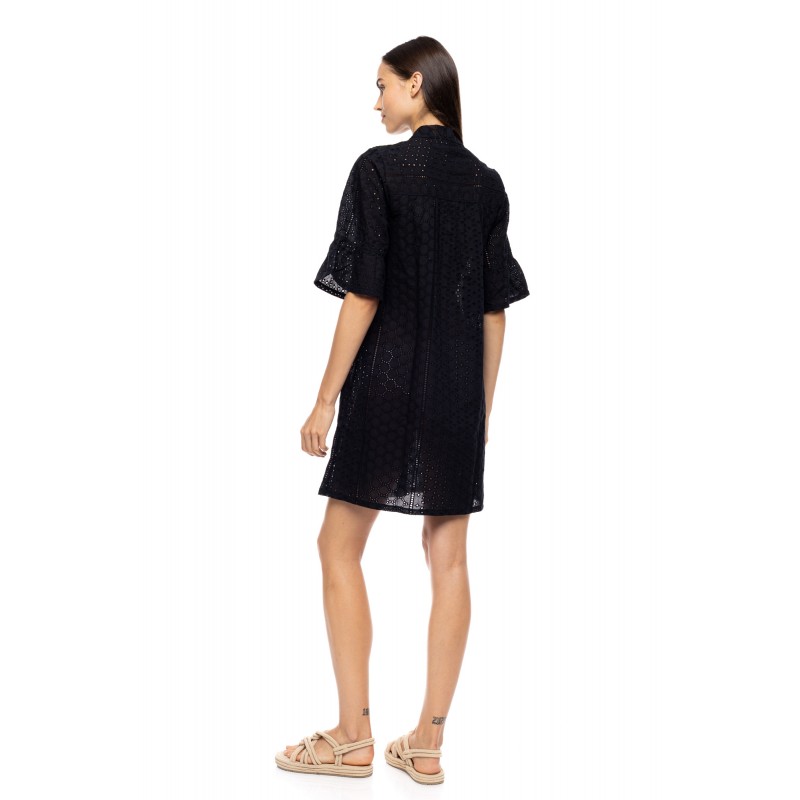 BN-300 - Black - Beachwear Embrodery- (BN-300) BN-300 - Black - Beachwear Embrodery- (BN-300)