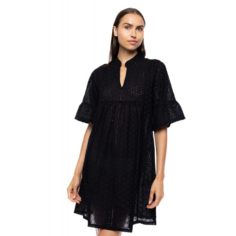 BN-300 - Black - Beachwear Embrodery- (BN-300) BN-300 - Black - Beachwear Embrodery- (BN-300)