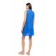 BN-301 - Indigo Blue - Beachwear Sleeveless Embrodery- (BN-301) BN-301 - Indigo Blue - Beachwear Sleeveless Embrodery- (BN-301)