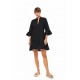 BN-302 - Black - Beachwear Embrodery- (BN-302) BN-302 - Black - Beachwear Embrodery- (BN-302)