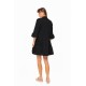 BN-302 - Black - Beachwear Embrodery- (BN-302) BN-302 - Black - Beachwear Embrodery- (BN-302)