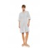 BN-303 - White - Beachwear Buttoned Embrodery- (BN-303)