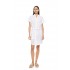 BN-304 - White - Beachwear Buttoned Embrodery- (BN-304)