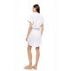 BN-304 - White - Beachwear Buttoned Embrodery- (BN-304) BN-304 - White - Beachwear Buttoned Embrodery- (BN-304)