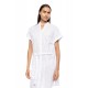 BN-304 - White - Beachwear Buttoned Embrodery- (BN-304) BN-304 - White - Beachwear Buttoned Embrodery- (BN-304)