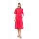 BN-305 - Coral - Beachwear Long Buttoned Embrodery- (BN-305) BN-305 - Coral - Beachwear Long Buttoned Embrodery- (BN-305)