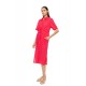 BN-305 - Coral - Beachwear Long Buttoned Embrodery- (BN-305) BN-305 - Coral - Beachwear Long Buttoned Embrodery- (BN-305)