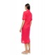 BN-305 - Coral - Beachwear Long Buttoned Embrodery- (BN-305) BN-305 - Coral - Beachwear Long Buttoned Embrodery- (BN-305)