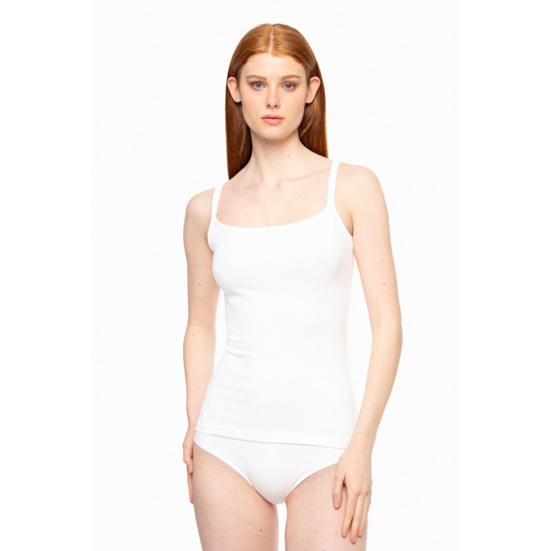 L1000 - White - CAMISOLE SPAGETTI NOS- (L1000)