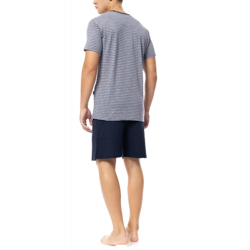 S-M478 - Type - PYJAMA STRIPE T-SHIRT- (S-M478) S-M478 - Type - PYJAMA STRIPE T-SHIRT- (S-M478)