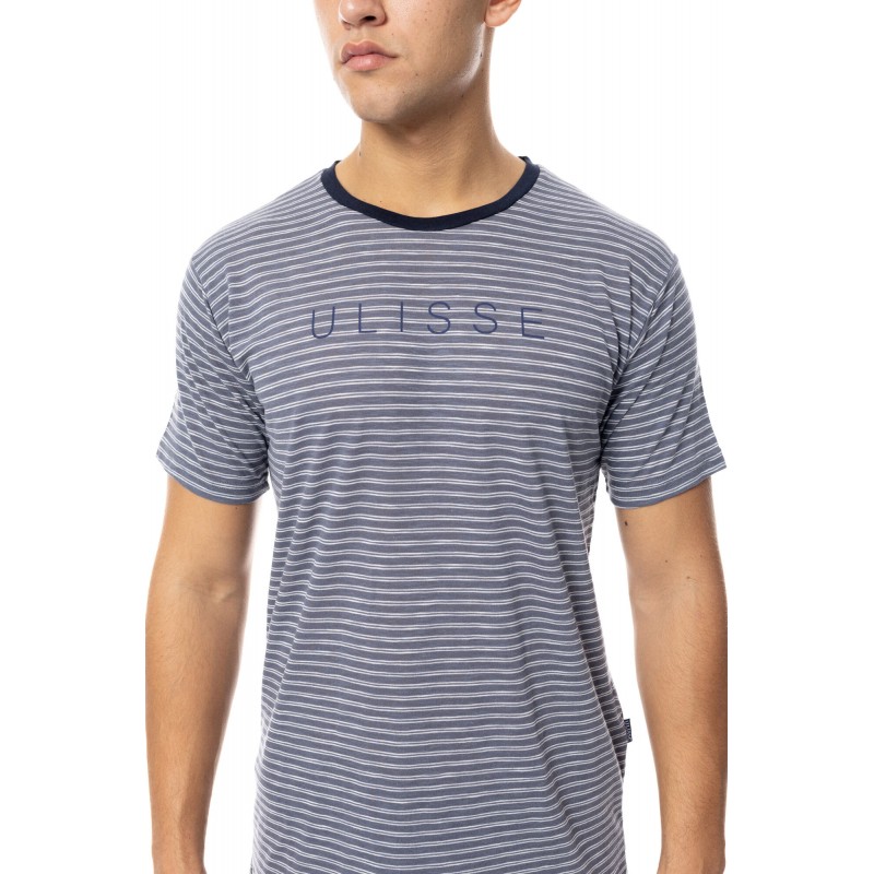 S-M478 - Type - PYJAMA STRIPE T-SHIRT- (S-M478) S-M478 - Type - PYJAMA STRIPE T-SHIRT- (S-M478)