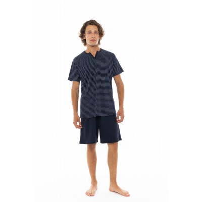 S-M534 - Type - PYJAMA BLUE STRIPE- (S-M534)