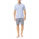 S-M542 - Blue Cloud - PYJAMA GREY BICYCLE- (S-M542)