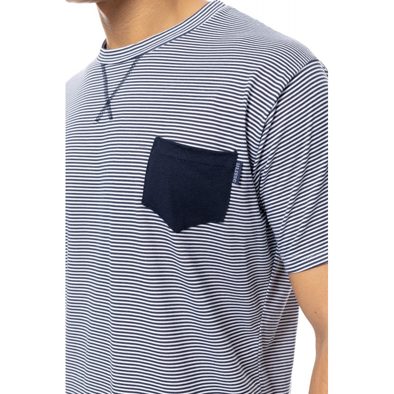 S-M549 - Type - PYJAMA SEA STRIPE- (S-M549) S-M549 - Type - PYJAMA SEA STRIPE- (S-M549)