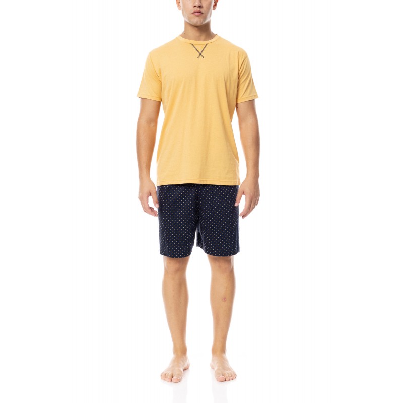 S-M551 - Yellow - PYJAMA YELLOW DOT- (S-M551) S-M551 - Yellow - PYJAMA YELLOW DOT- (S-M551)