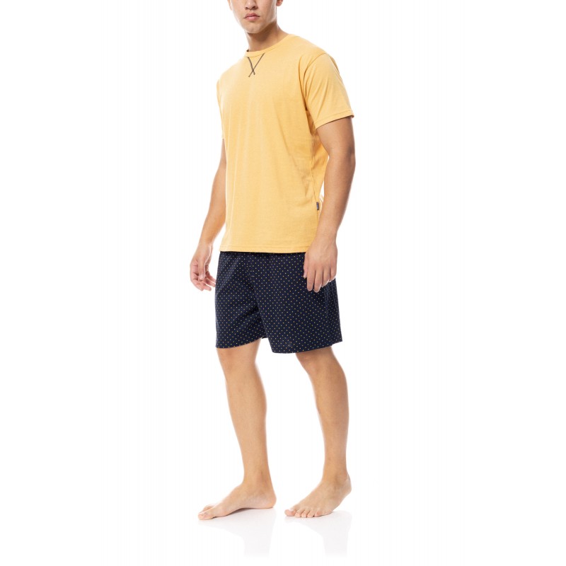 S-M551 - Yellow - PYJAMA YELLOW DOT- (S-M551) S-M551 - Yellow - PYJAMA YELLOW DOT- (S-M551)