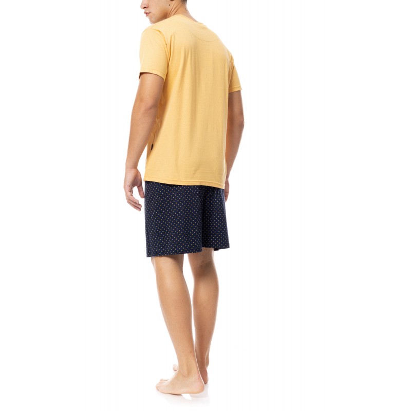 S-M551 - Yellow - PYJAMA YELLOW DOT- (S-M551) S-M551 - Yellow - PYJAMA YELLOW DOT- (S-M551)