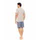 S-M560 - Sand - PYJAMA NAVY BOTANY- (S-M560) S-M560 - Sand - PYJAMA NAVY BOTANY- (S-M560)