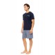 S-M562 - Yacht Blue - PYJAMA 3PCS NAVY BOTANY- (S-M562) S-M562 - Yacht Blue - PYJAMA 3PCS NAVY BOTANY- (S-M562)