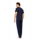 S-M562 - Yacht Blue - PYJAMA 3PCS NAVY BOTANY- (S-M562) S-M562 - Yacht Blue - PYJAMA 3PCS NAVY BOTANY- (S-M562)