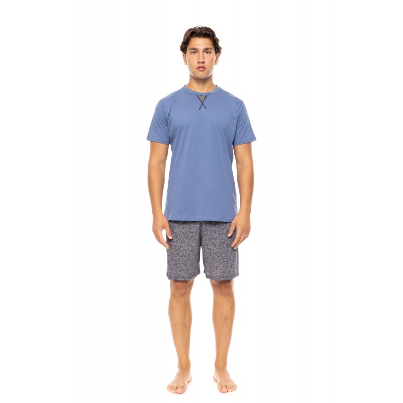 S-M564 - Yacht Blue - PYJAMA MIDNIGHT BLUE- (S-M564)