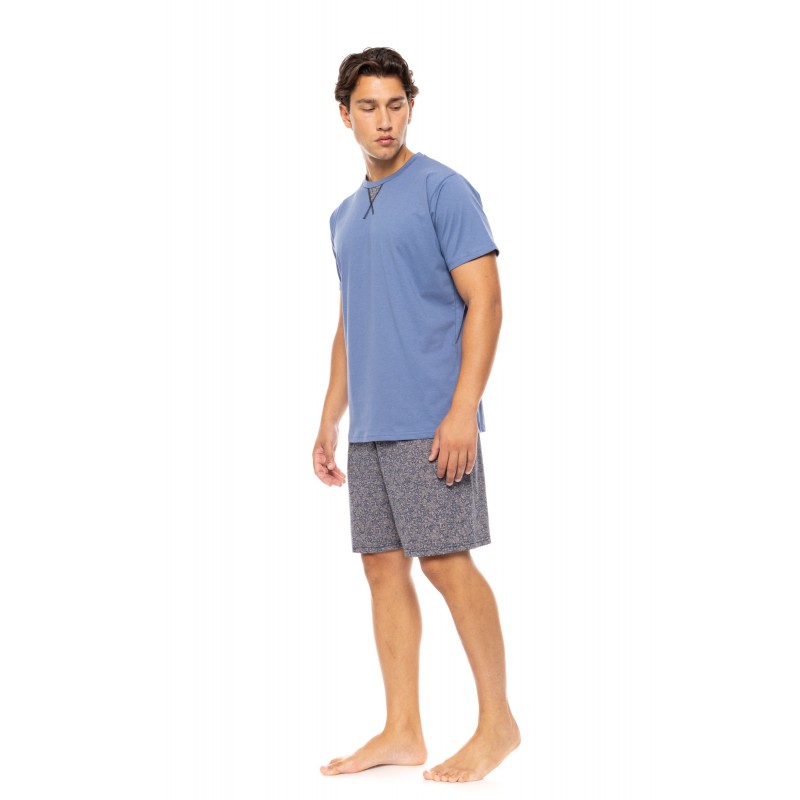 S-M564 - Yacht Blue - PYJAMA MIDNIGHT BLUE- (S-M564)