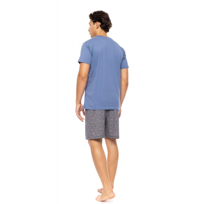 S-M564 - Yacht Blue - PYJAMA MIDNIGHT BLUE- (S-M564)