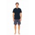 S-M568 - Yacht Blue - PYJAMA DEEP BLUE- (S-M568)