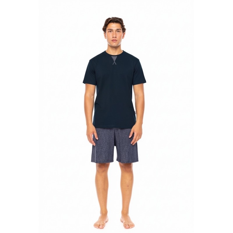 S-M568 - Yacht Blue - PYJAMA DEEP BLUE- (S-M568) S-M568 - Yacht Blue - PYJAMA DEEP BLUE- (S-M568)