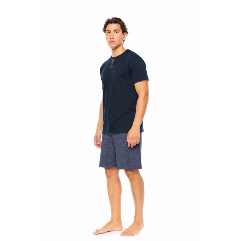 S-M568 - Yacht Blue - PYJAMA DEEP BLUE- (S-M568) S-M568 - Yacht Blue - PYJAMA DEEP BLUE- (S-M568)