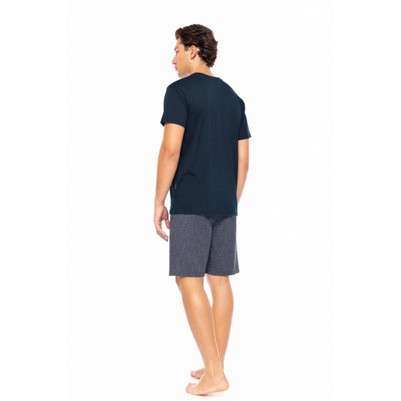 S-M568 - Yacht Blue - PYJAMA DEEP BLUE- (S-M568) S-M568 - Yacht Blue - PYJAMA DEEP BLUE- (S-M568)