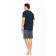 S-M568 - Yacht Blue - PYJAMA DEEP BLUE- (S-M568) S-M568 - Yacht Blue - PYJAMA DEEP BLUE- (S-M568)