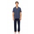 S-M571 - Type - PYJAMA BUTTONED DEEP BLUE- (S-M571)