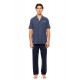 S-M571 - Type - PYJAMA BUTTONED DEEP BLUE- (S-M571) S-M571 - Type - PYJAMA BUTTONED DEEP BLUE- (S-M571)