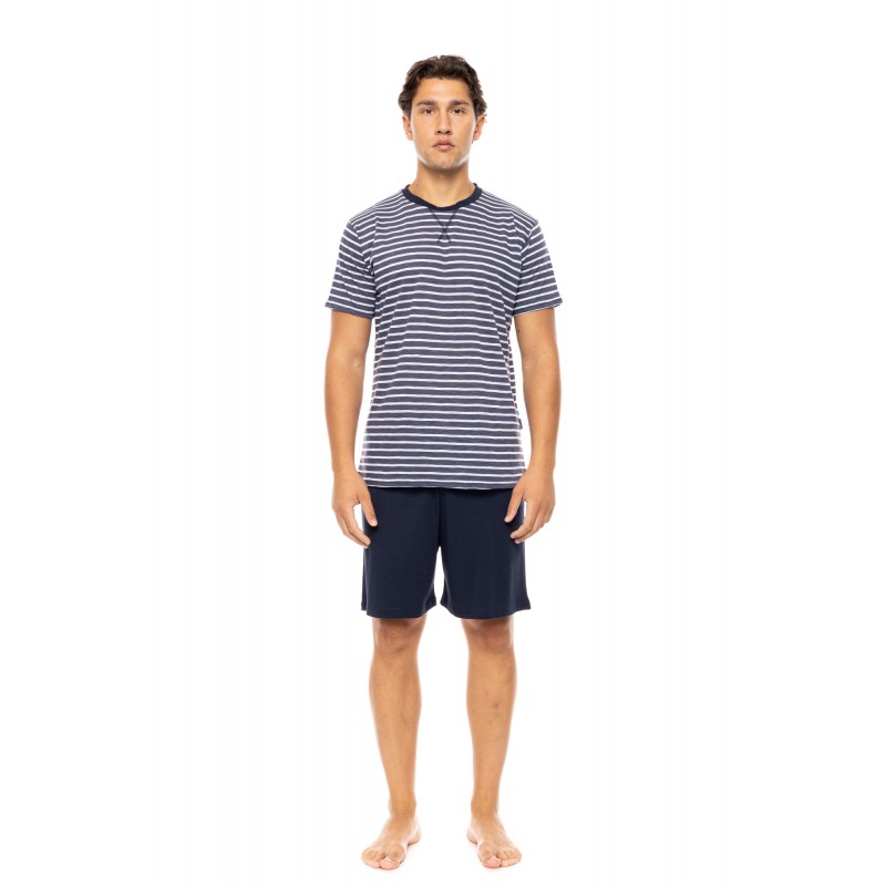 S-M585 - Type - PYJAMA BLUE LINEAR- (S-M585) S-M585 - Type - PYJAMA BLUE LINEAR- (S-M585)