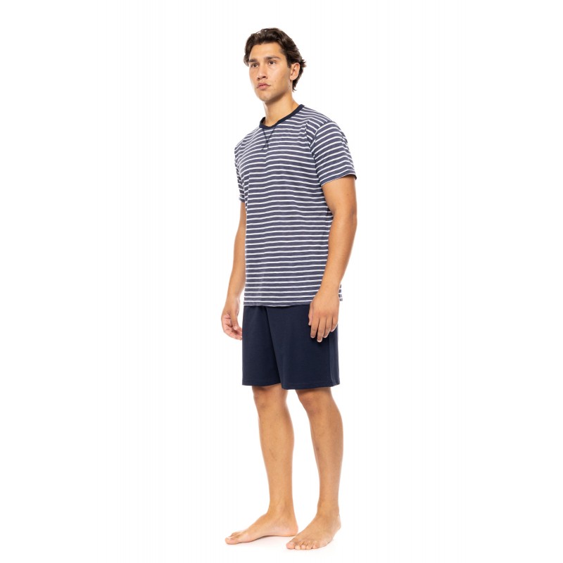 S-M585 - Type - PYJAMA BLUE LINEAR- (S-M585) S-M585 - Type - PYJAMA BLUE LINEAR- (S-M585)
