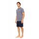 S-M585 - Type - PYJAMA BLUE LINEAR- (S-M585) S-M585 - Type - PYJAMA BLUE LINEAR- (S-M585)