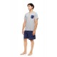 S-M602 - Grey - PYJAMA 3PCS RETRO BIKE- (S-M602)