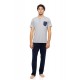 S-M602 - Grey - PYJAMA 3PCS RETRO BIKE- (S-M602)