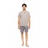 S-M604 - Sand - PYJAMA PETIT PLAID- (S-M604)