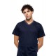 S-M605 - Yacht Blue - PYJAMA V-NECK PETIT PLAID- (S-M605) S-M605 - Yacht Blue - PYJAMA V-NECK PETIT PLAID- (S-M605)