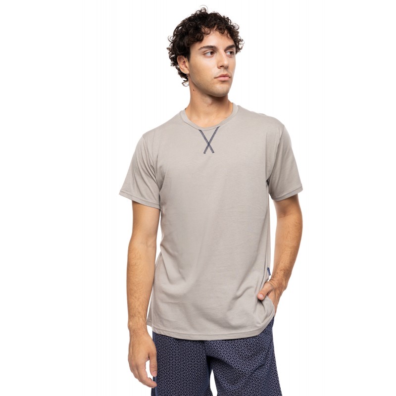 S-M608 - Yacht Blue - PYJAMA EASY GEO- (S-M608) S-M608 - Yacht Blue - PYJAMA EASY GEO- (S-M608)