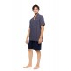 S-M609 - Type - PYJAMA BUTTONED SHORTS EASY GEO- (S-M609) S-M609 - Type - PYJAMA BUTTONED SHORTS EASY GEO- (S-M609)