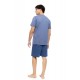 S-M615 - Cosmos Blue - PYJAMA 3PCS PURE NIGHTS- (S-M615) S-M615 - Cosmos Blue - PYJAMA 3PCS PURE NIGHTS- (S-M615)