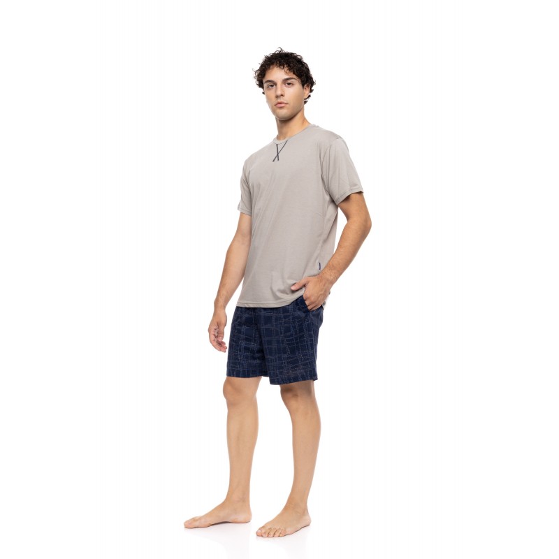 S-M617 - Yacht Blue - PYJAMA BLUE NIGHTS- (S-M617)