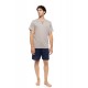 S-M617 - Yacht Blue - PYJAMA BLUE NIGHTS- (S-M617)